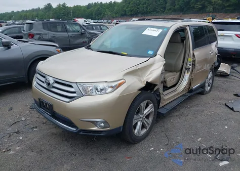 2011 Toyota Highlander Limited V6 z USA, uszkodzony, nr VIN 5TDDK3EH2BS072412